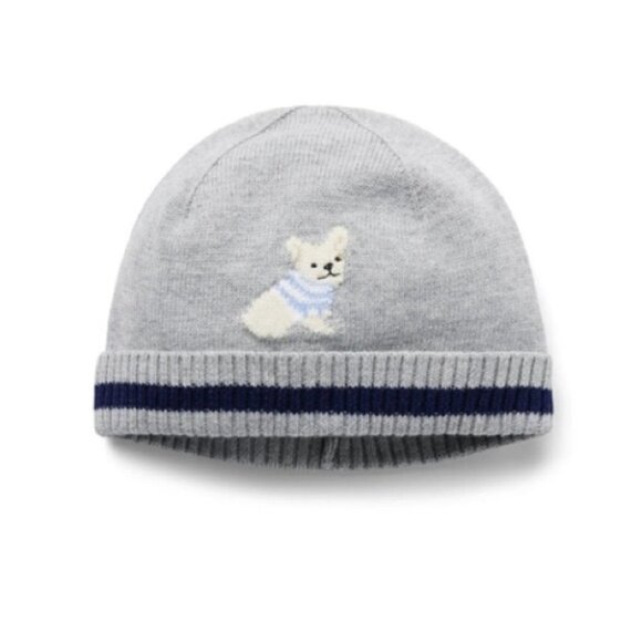 Janie and Jack Other - NWT Baby French Bulldog Beanie 0-24 mos